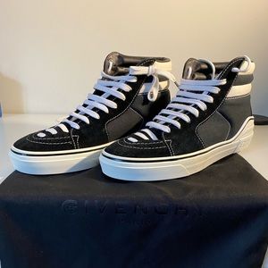 Givenchy Black & White Skate Hi Top Sneakers